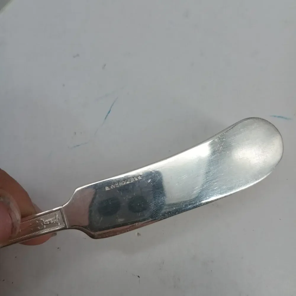 7X Spr ROGERS Extra Plate SilverPlate CHALFONTE Spreaders Flatware